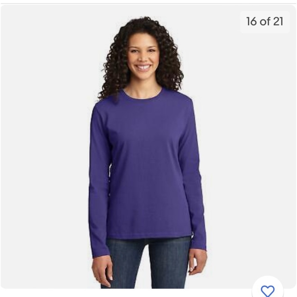 NEW - WOMENS TEE. Purple. X-Large